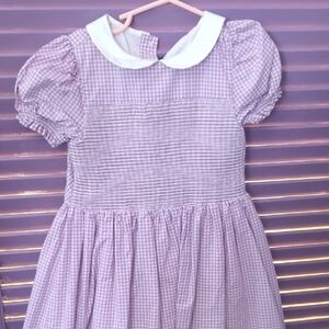 Janie and Jack Purple Puff Sleeve Sundress
